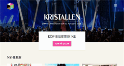 Desktop Screenshot of kristallen.tv